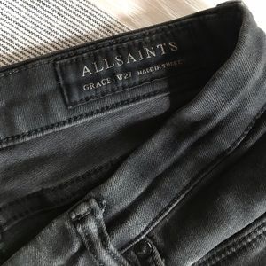 All Saints Grace jeans Black W27